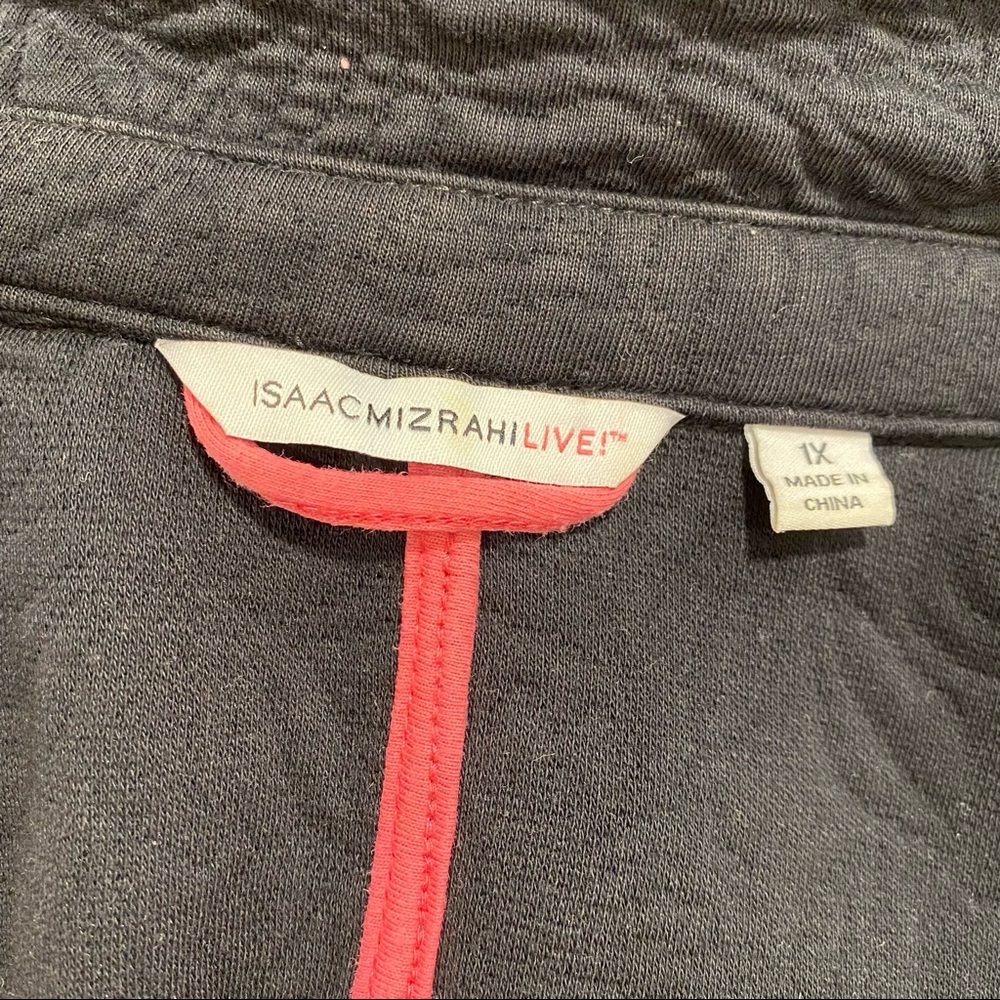 ISAAC MIZRAHI Live Quilted Collar Jacket Size 1X - Picture 7 of 10